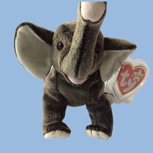Trumpet Elephant Ty Beanie Baby Collectible 2000 VINTAGE RARE